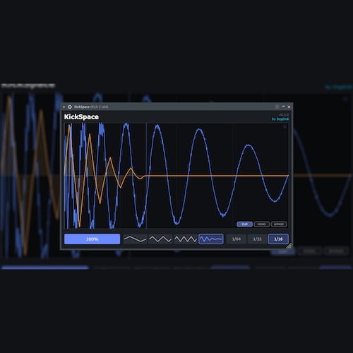 DsgDnB「KickSpace」キックがスネアに埋もれるミックスに終止符！モノラル対応＆トランジェント連動型ステレオパンニングツール｜DTMプラグインセール