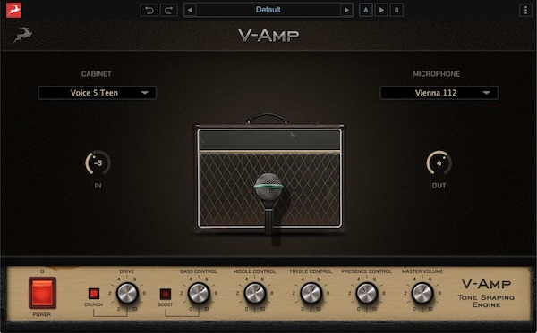 Antelope Audio「V-AMP」真空管周波数レスポンス・モデリングとオーバーサンプリングによる非線形処理で、微細なクランチから全開オーバードライブまで真空管回路の伝説的な温かみをDAWにもたらすハイファイ・プリアンプ&キャビネット・エミュレーション・プラグイン｜DTMプラグインセール