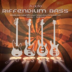 Audiofier「Riffendium Bass」演奏できなくても本物のベースが鳴る！DIとAmpedの2タイプでサウンドを自在に操れる、全ジャンル対応ベース音源｜DTMプラグインセール