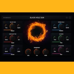 Moonwave Fx「Black Hole Sun Multi-Effect Module」88以上のプリセット・6種類の多次元エフェクト・ランダマイズ機能で、LoFi・アンビエント・シネマティックサウンドに“質感”と“奥行き”を加える最強VSTマルチエフェクト｜DTMプラグインセール