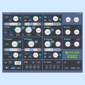 Genya Hirose「Cycler XS02」iPad対応のゲートシーケンサー×モジュレーションで生まれる新しい音楽体験！偶発的なリズム音作りが楽しめる無料シンセ｜DTMプラグインセール