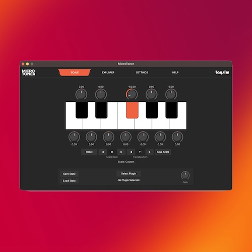 TAQSIM「MicroToner」マイクロトーンで“音の常識”を超える！12音階に縛られない中東・インド・バルカンの民族音楽スケールをリアルタイムに再現できるMIDIユーティリティ｜DTMプラグインセール