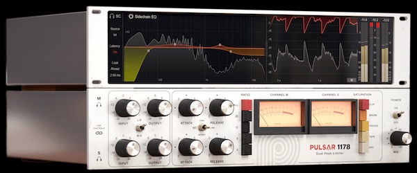 Pulsar Audio「Pulsar 1178」伝説1178を忠実に再現！フル機能サイドチェーンEQ、Tape/Triode/Warm/Clipの4つのサチュレーション・モード、精密なメータリング、拡張されたアタック範囲を追加した、最も汎用性の高いFETコンプレッサー｜DTMプラグインセール