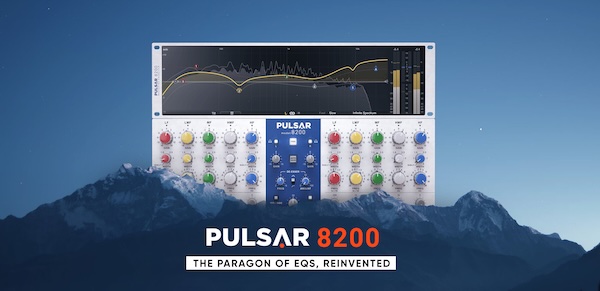 Pulsar Audio「Pulsar 8200」オリジナルのフィルター形状とパラレルEQ動作を完全再現！マスタリングの精密さ、オーケストラの自然な響き、ボーカル&ギターのシビランス除去まで対応するEQのパラゴンを再発明したプラグイン｜DTMプラグインセール