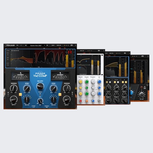 Pulsar Audio「Mastering Bundle」プロ仕様の4つのマスタリングプラグインで、曲全体の一体感とバランスを格段に向上させる！MP-EQ・VM-COMP・8200・W495を収録したアナログ機材の温かみとデジタルの精度を両立するプラグインバンドル｜DTMプラグインセール