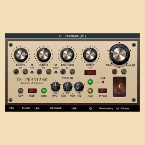 YS Plugins「YS - Phantasm_v.1.0.1」アナログ機材のような温かさと立体感をミックスに加える！倍音・EQ・ステレオ効果を自在に操る多機能プラグイン｜DTMプラグインセール