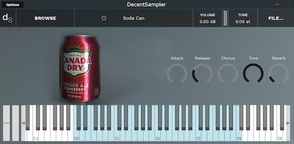 Necatuss「Soda Can」カリンバのように響く、たった一音の衝動録音！缶を開ける音だけで構成された無料VST｜DTMプラグインセール
