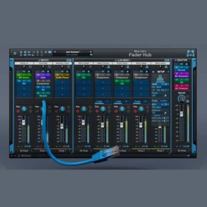 Blue Cat Audio「Fader Hub」ローカルネットワークやインターネット経由でリアルタイム演奏・録音を実現！各ミュージシャンが低レイテンシーを保ちながら個人ヘッドフォンミックスを管理できるネットワーク・ミキシング&ストリーミング・ソフトウェア｜DTMプラグインセール