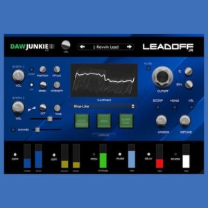 DAWJunkie「LeadOff Jr」Wavetableシンセの入門に最適！無料とは思えない音圧と操作性を備えたリード専用プラグイン｜DTMプラグインセール