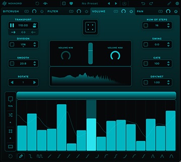 Mario Nieto World「Novagrid」モジュレーションで音が進化する！4つのシーケンスレーンで自在に動きを作るエフェクトプラグイン｜DTMプラグインセール