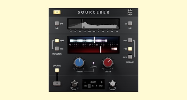 Solid State Logic「SSL Sourcerer」ライブジャム録音やポッドキャストのクロストーク抑制に対応！ゲート不要でマイクブリードを自然に低減する高度に最適化されたエキスパンダー｜DTMプラグインセール