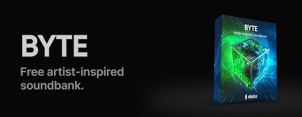Stickz「BYTE — Free Brooks inspired soundbank」300以上の高音質サンプルとSylenth1プリセット!Future Bounceサウンドが作れるサンプル・ループ・プリセットが充実した無料サウンドパック|DTMプラグインセール