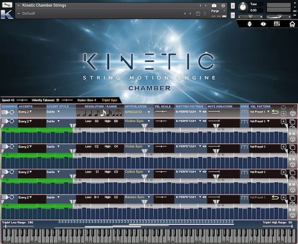 Kirk Hunter Studios「Kinetic Solo & Chamber」4つのタイムラインによる自由度の高いパターン生成と自然な音質を両立！ソロと室内楽の両モードに対応、リズムも強弱も自在にコントロール可能な革新的ストリングス音源｜DTMプラグインセール
