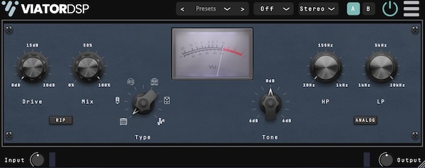 ViatorDSP「Ripper」直感的な操作で多彩な歪みを演出できる、実験的ディストーションプラグイン|DTMプラグインセール