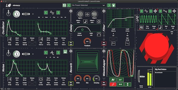 Armory「LaunchCodes」爆発的サウンドと直感的UI!音作りの自由度と遊び心を両立した高機能ツール|DTMプラグインセール
