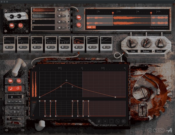 Armory「TurnTableSaw」サンプル×パターン×エンベロープで思い通りのスクラッチ表現を実現！無料で使える多機能プラグイン｜DTMプラグインセール