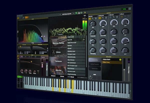 Stagecraft Software「Infinity Synth」高品質なサンプルとMPE対応で音作りが無限に広がる、視覚的に操作できるシンセサイザー｜DTMプラグインセール