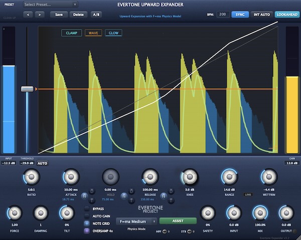 Evertone「EVERTONE EXPANDER」“加速度エネルギー”という視点で、録音物に自然な押し出し(エネルギー)を戻すアプローチ!エンジニアが時間をかけて作っていた"前に出る音質"を1つのプラグインで再現する革新的なツール|DTMプラグインセール