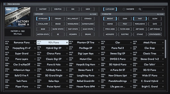 KORG「TRITON / TRITON Extreme」世界中のトップ・ミュージシャンに愛された名作TRITONシリーズを完全再現!4,000以上のサウンド・プログラム、サウンド・ブラウザ、EASYモード、デュアル・ポリフォニック・アルペジエーター搭載のシンセサイザー|DTMプラグインセール