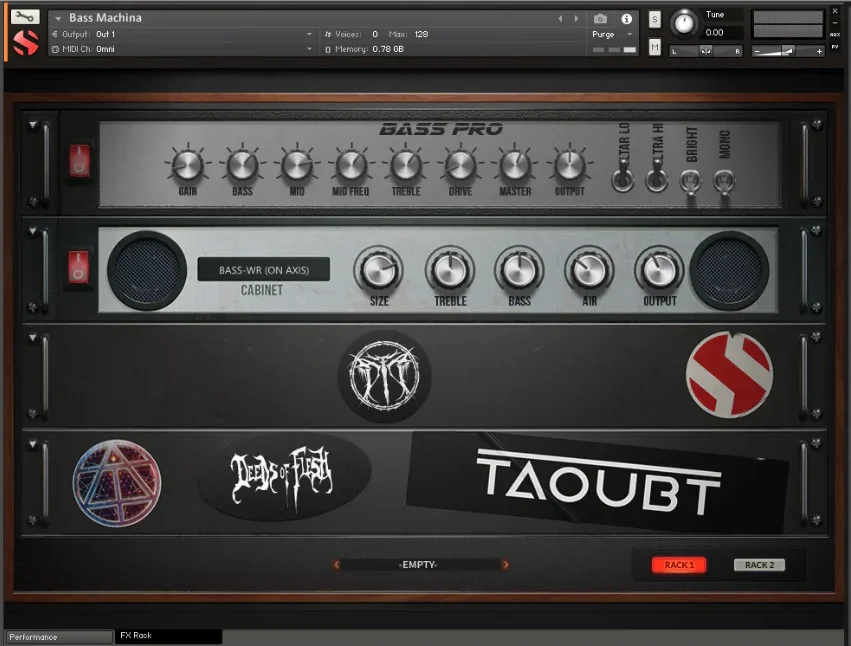 Soundiron「Bass Machina」カスタム5弦Kieselベースでアグレッシブなアタック・深いグロウル・クリスプなトップエンド・バイトを実現！スラミング・メタル・トーンのために構築された残虐なマルチサンプル・バーチャル・ベース・ライブラリ｜DTMプラグインセール