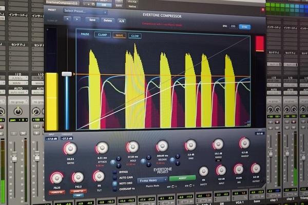 Evertone「Evertone Compressor」人々が空気を通して感じる"重さ"と"反動"をデジタル領域内から再現！物理シミュレーションによる音楽的で自然なコンプレッション｜DTMプラグインセール