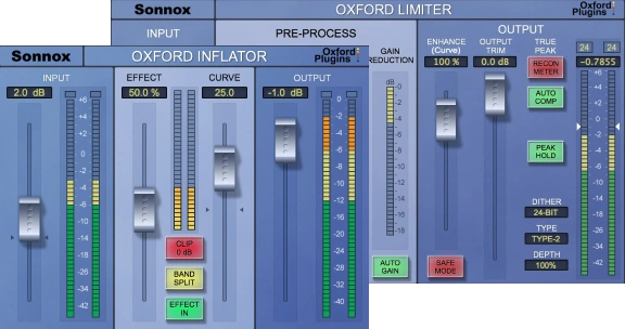 Sonnox「Producer Power Bundle - Oxford Inflator & Oxford Limiter」プロが求める"音圧・透明感・存在感"を一つに!ミックスやマスタリングの完成度を高めたい人におすすめの高品質プラグインバンドル|DTMプラグインセール