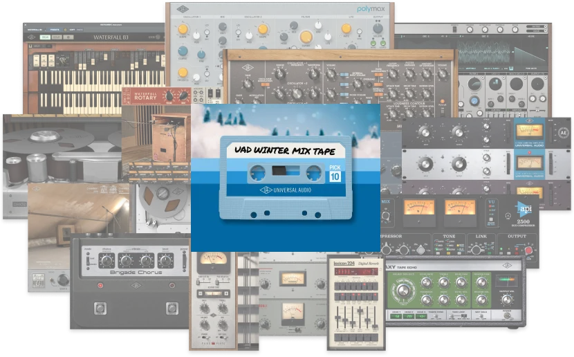 Universal Audio「UAD 'Build Your Own Bundle' Winter Mix Tape」スタジオ定番ツールを無駄なく導入したい人に最適!初心者から上級者まで、用途・ジャンル・制作フローに合わせて自由に選べるカスタムバンドル|DTMプラグインセール