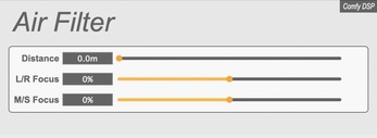 Comfy DSP「Air Filter」空気吸収をシミュレートし、自然なサウンドスケープを作る！ミックスにリアルな奥行きと空気感をプラスするオーディオツール｜DTMプラグインセール