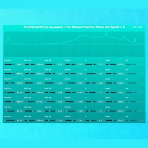 Aqua Node「AutoMorphEQ Automatic Morphing Equalizer VST」オートメーション不要でサウンドが生きる！時間またはMIDIトリガーで自動的に音が変化する画期的なプラグイン｜DTMプラグインセール