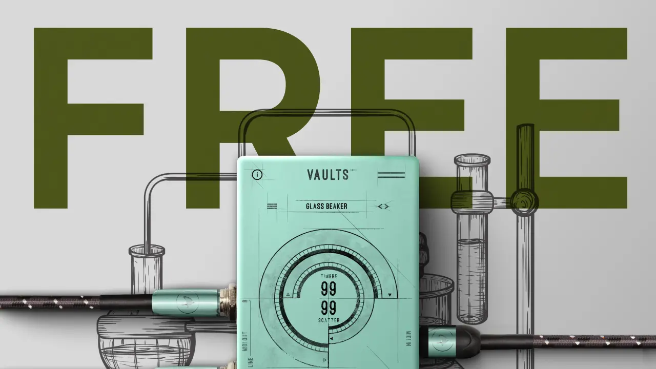 The Crow Hill Company「Vaults,Glass Beaker」グロッケンやチェレスタに似ているようでどれでもない、不思議な音！ガラスという日常素材から生まれたサンプル音源｜DTMプラグインセール