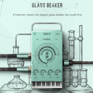 The Crow Hill Company「Vaults,Glass Beaker」グロッケンやチェレスタに似ているようでどれでもない、不思議な音！ガラスという日常素材から生まれたサンプル音源｜DTMプラグインセール