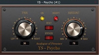YS Plugins「YS - Psycho_v.1.0.0」モノラルでも破綻しない空間演出が可能！ミキシングに自然な広がりと奥行きを加える心理音響プラグイン｜DTMプラグインセール