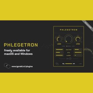 igorski「Phlegetron」2バンドに分割して別々に歪ませる！クロスオーバーと倍音分割で音を緻密に加工できる多機能ディストーション｜DTMプラグインセール