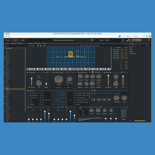 Surge Synth Team「Shortcircuit XT」往年の人気サンプラー"Shortcircuit"がオープンソースで帰ってきた！現代の音楽制作にフィットする再構築サンプラー｜DTMプラグインセール