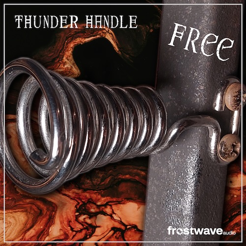 Frostwave Audio「Thunder Handle」雷や神話の武器を思わせる重厚な金属音！サウナハンドルから生まれた異色の打楽器音源｜DTMプラグインセール