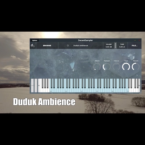 Necatuss「Duduk Ambience」呼吸するような民族楽器ドゥドゥクが、美しく広がる空間音響に変化！自然音のように空間を漂うドゥドゥクのアンビエント音源｜DTMプラグインセール