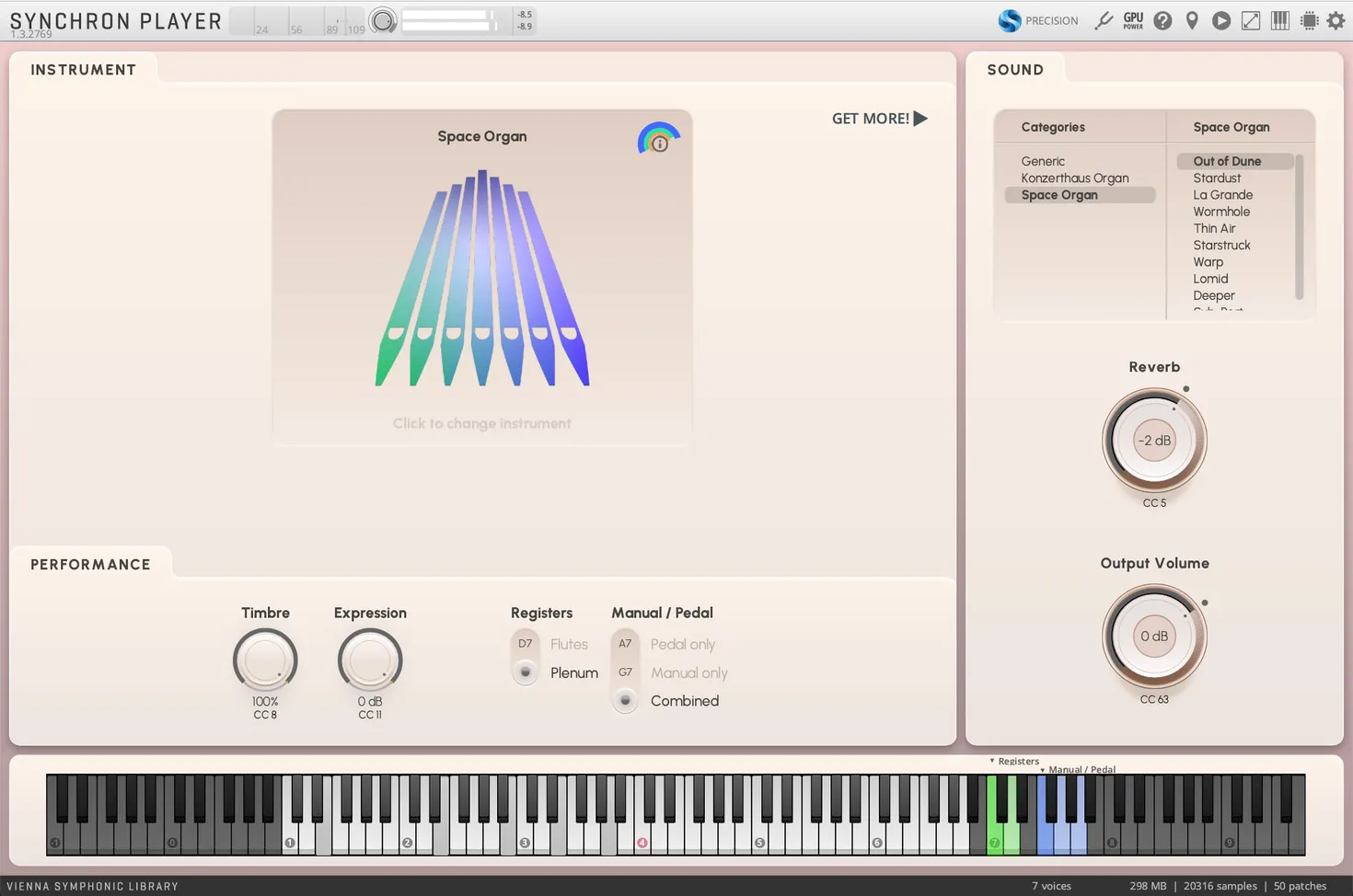 Vienna Symphonic Library「FREE Space Organ」歴史あるコンサートホールの巨大オルガンをもとに制作！荘厳な響きと現代的サウンドデザインを両立した、アンビエント・シネマティック向け音源｜DTMプラグインセール