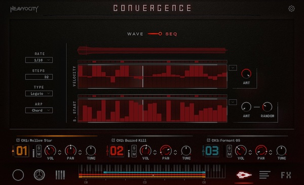 Heavyocity「CONVERGENCE」130以上のアナログ音源と480以上のプリセットで、リズミックなベッド、ブルーミングパッド、重厚なベース、モダンハイブリッドアープから即戦力のCue Creatorsまで網羅した次世代シネマティック音源｜DTMプラグインセール