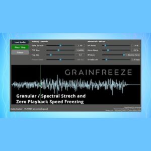 Aqua Node「Grainfreeze」再生速度0でも音の質感を失わない！“トーンを保ったまま音を止める”革新的スペクトルフリーズ｜DTMプラグインセール