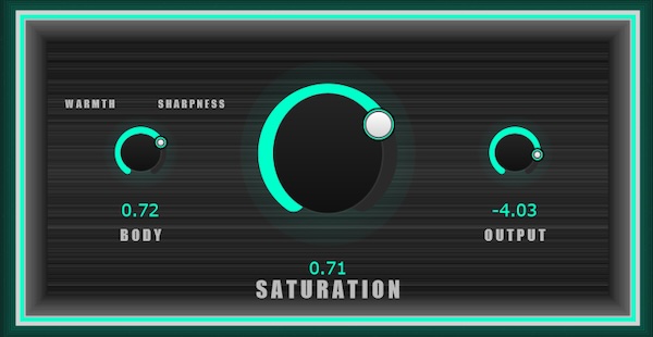 Immanent Audio「Harmonic Saturator Plugin」音量を上げなくてもミックスで前に出る！重み・輪郭・パンチを自然に加えるサチュレーター｜DTMプラグインセール