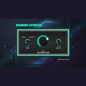 Immanent Audio「Harmonic Saturator Plugin」音量を上げなくてもミックスで前に出る！重み・輪郭・パンチを自然に加えるサチュレーター｜DTMプラグインセール