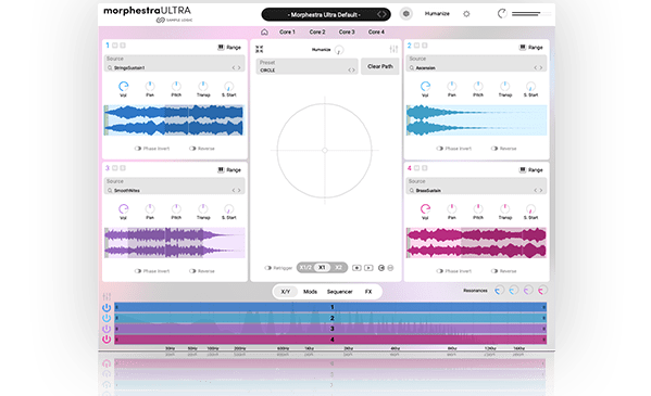Sample Logic「Morphestra ULTRA」静かな緊張感から巨大なクライマックスまで一つの音で描く!オーケストラとサウンドデザインを一体化させた、音が動き、変化し続けるシネマティック音源|DTMプラグインセール