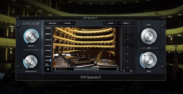 EASTWEST「Spaces II」世界中の教会・コンサートホール・オペラハウス・駅・倉庫で録音された1,020以上のリバーブを収録｜合理化されたUIで検索から設定までを高速化したコンボリューション・リバーブの決定版｜DTMプラグインセール