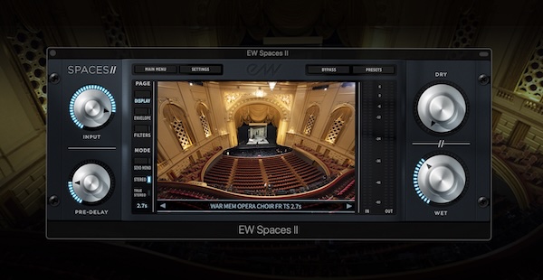 EASTWEST「Spaces II」世界中の教会・コンサートホール・オペラハウス・駅・倉庫で録音された1,020以上のリバーブを収録｜合理化されたUIで検索から設定までを高速化したコンボリューション・リバーブの決定版｜DTMプラグインセール