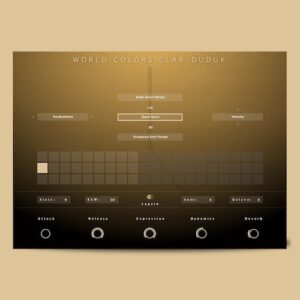 Evolution Series「World Colors Clar-Duduk」クラリネットとドゥドゥクを融合した独特の音色！楽曲にさりげない異国の空気感を加える木管サウンド｜DTMプラグインセール