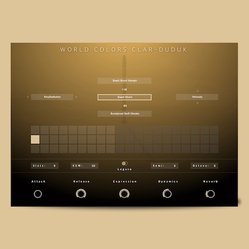 Evolution Series「World Colors Clar-Duduk」クラリネットとドゥドゥクを融合した独特の音色！楽曲にさりげない異国の空気感を加える木管サウンド｜DTMプラグインセール