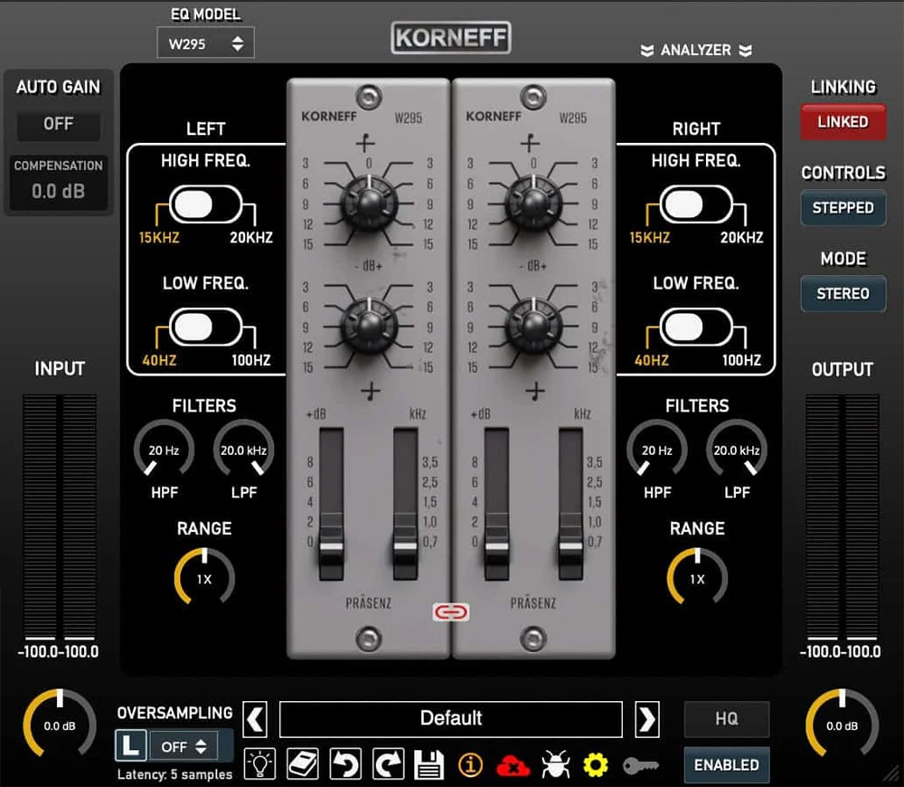 Korneff Audio「SITRAL Klangfilter w295」放送用ヴィンテージEQの思想をそのまま再現！音を作り込みすぎず、ミックスの完成度を自然に引き上げるEQ｜DTMプラグインセール