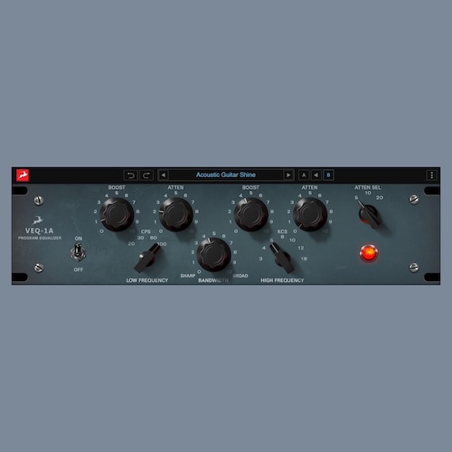 Antelope Audio「VEQ-1A」60年以上愛される2バンドEQの名機が復活！圧倒的なアナログベースと滑らかなハイエンド、同一周波数の同時カット&ブーストで唯一無二のサウンドを実現するPultec系イコライザー｜DTMプラグインセール