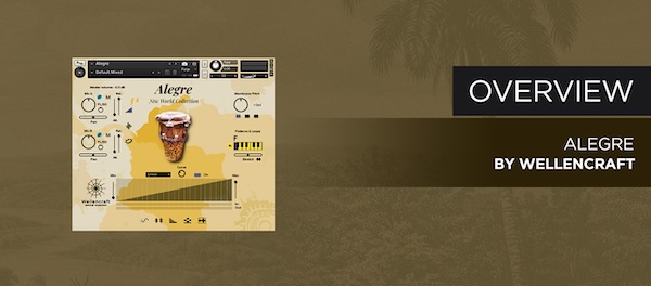 Wellencraft「Alegre」コロンビアの伝統打楽器タンボール・アレグレを現地録音で収録し、DAW上で生演奏のグルーヴまで再現できるパーカッション音源｜DTMプラグインセール