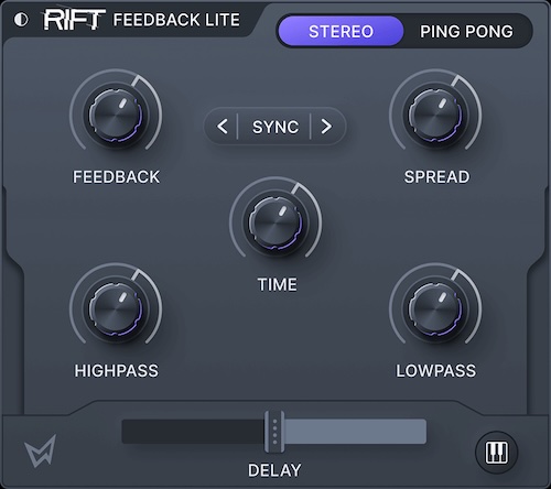 Minimal Audio「Rift Feedback Lite」フィードバックを音程付きで自在にコントロール！ノイズにならず楽曲に溶け込む物理モデリング系エフェクト｜DTMプラグインセール